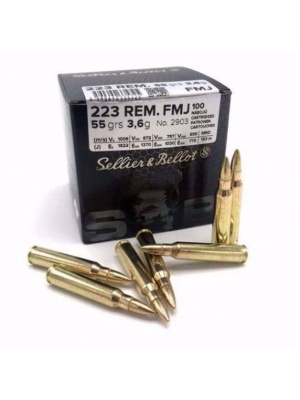 Sellier & Bellot 223 Rem 55gr FMJ