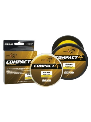 Lawson Compact 4 Yellow - Multi Braid