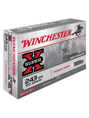 Winchester 243 Win 100gr Power Point