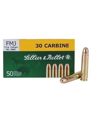 Sellier & Bellot 30 Carabine 7,1g/110gr FMJ