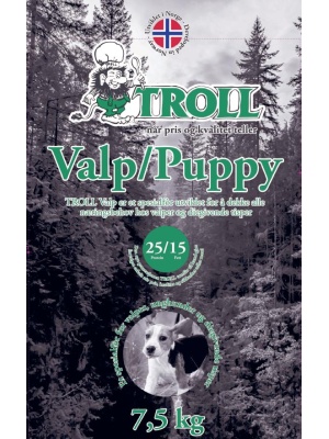 Troll Valp Hundefor 7,5kg