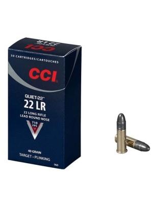 CCI 22 LR Quiet Lrn 40gr