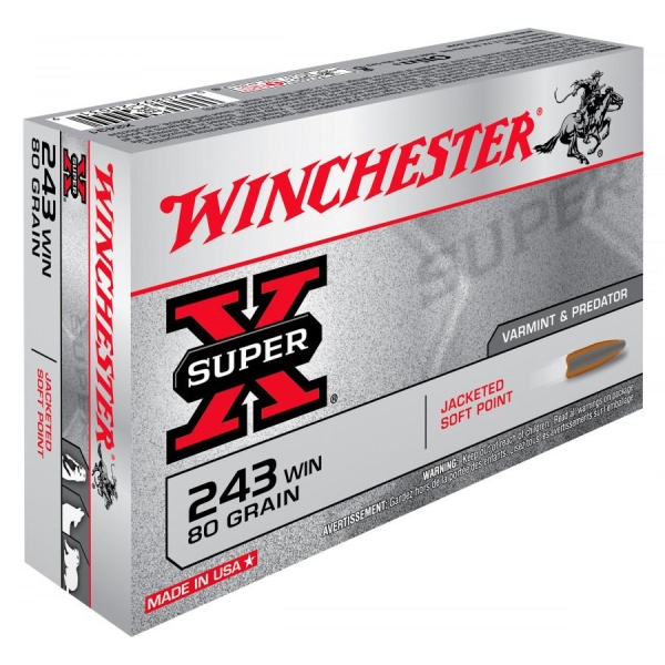 Winchester Power Point 243win 80gr