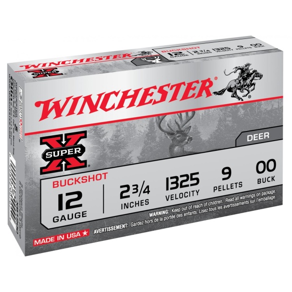 Winchester 12/70 Super-X Buckshot 9pellets