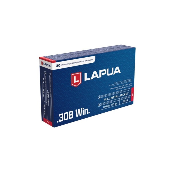 Lapua Trainer FMJ 308 Win 8,0g 123Grain