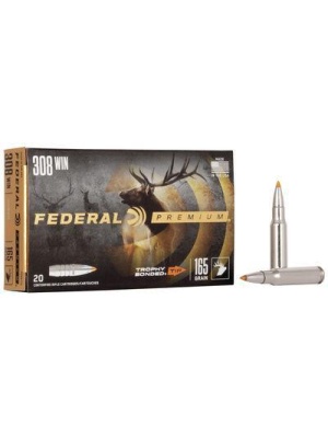 Federal Premium Trophy Bonded Tip 308win 165gr
