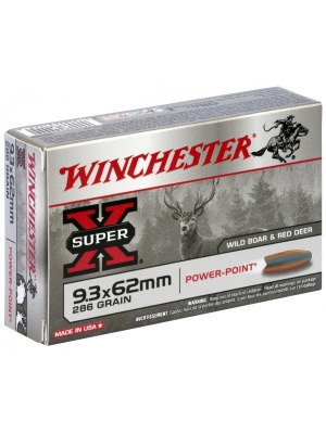 Winchester Power Point 9,3x62 18,5g/286gr