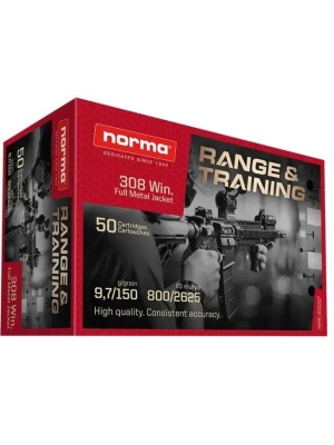 Norma Range & Training 308 9,7g / 150gr FMJ