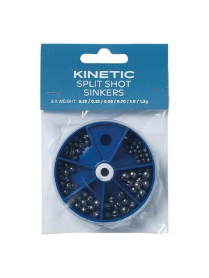 Kinetic Split Shot Lead Sinkers