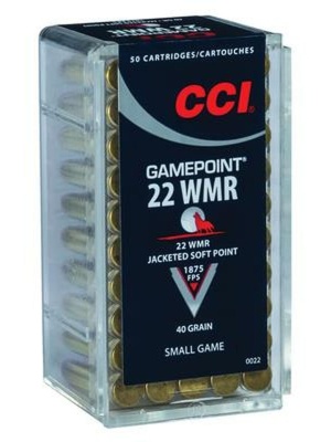 CCI 22 WMR Maxi-Mag 40gr Game Point